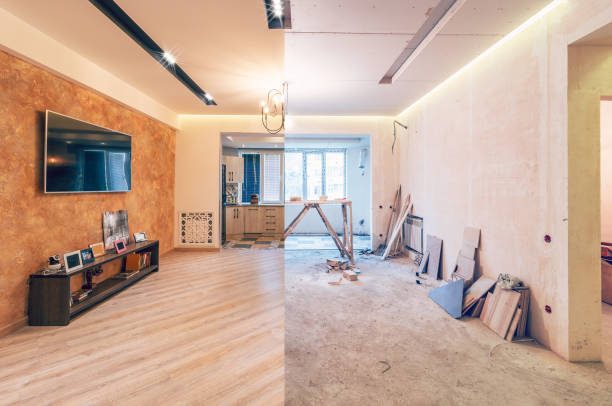 Bright, decluttered HDB living room styled for property viewings