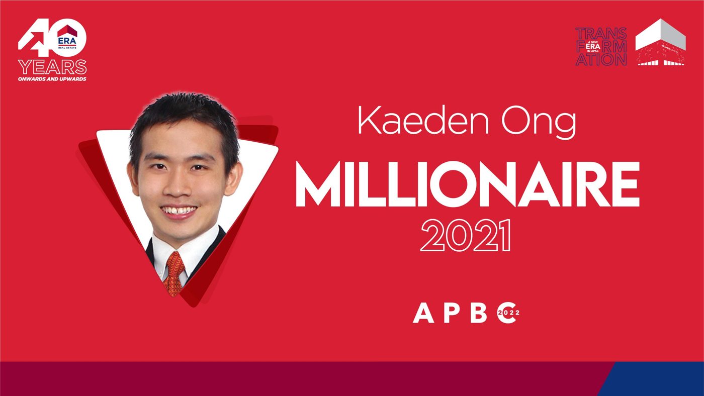 2021 Millionaire Achiever — Kaeden Ong 王天财, ERA Singapore