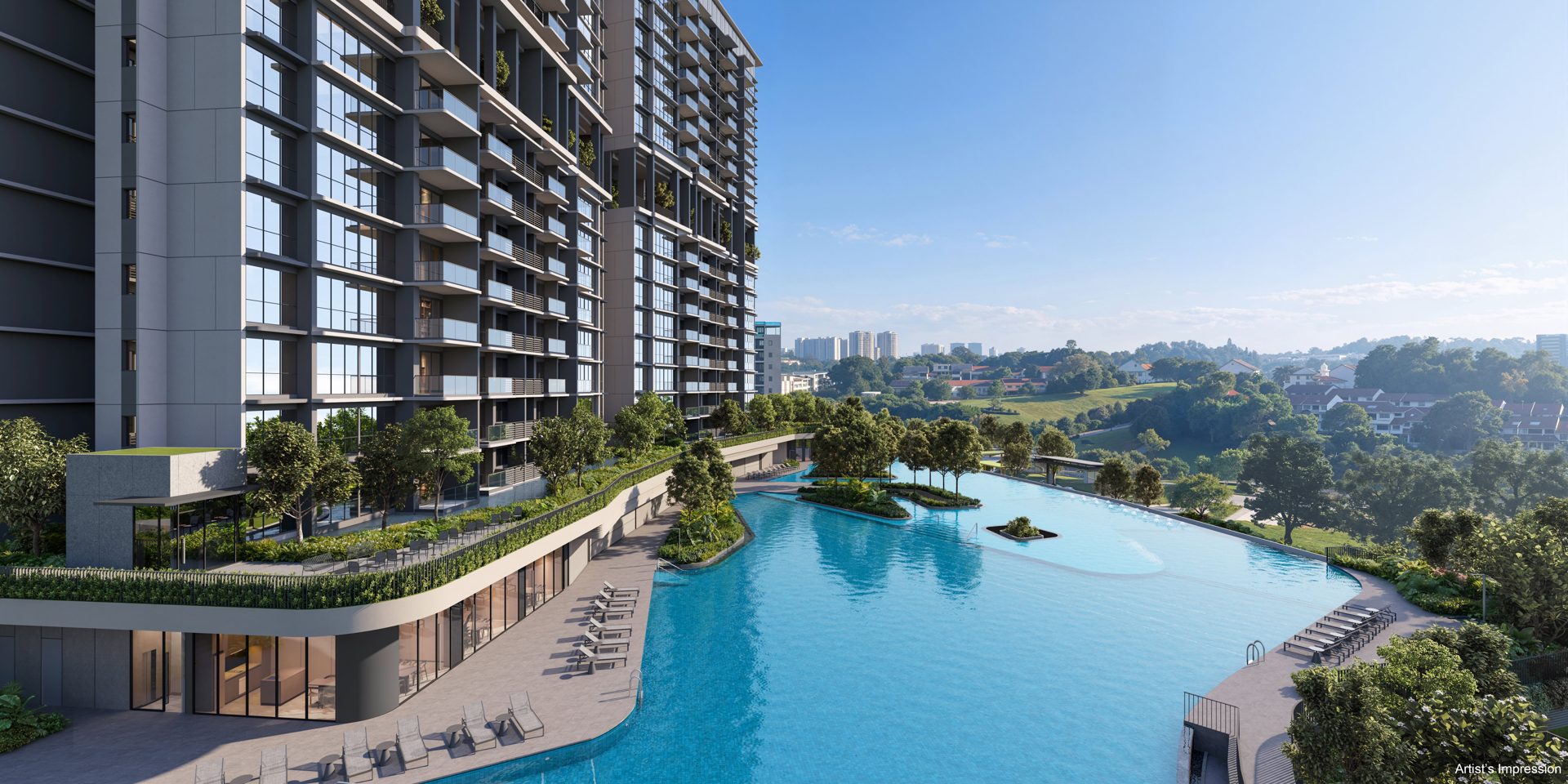 Lentor Gardens Residences clubhouse and communal facilities artist impression