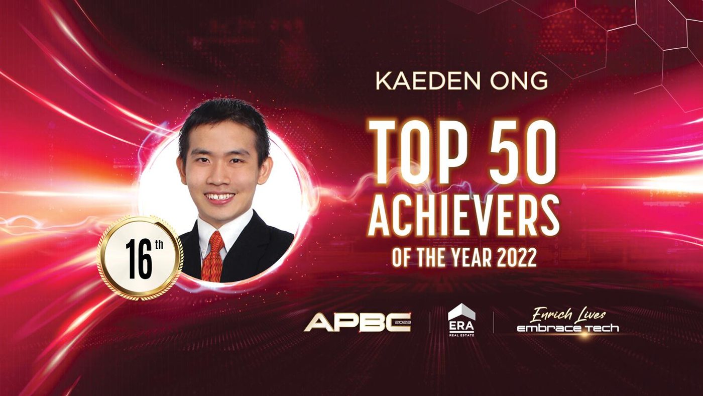 2022 Annual Top 50 Achiever — Kaeden Ong 王天财, ERA Singapore