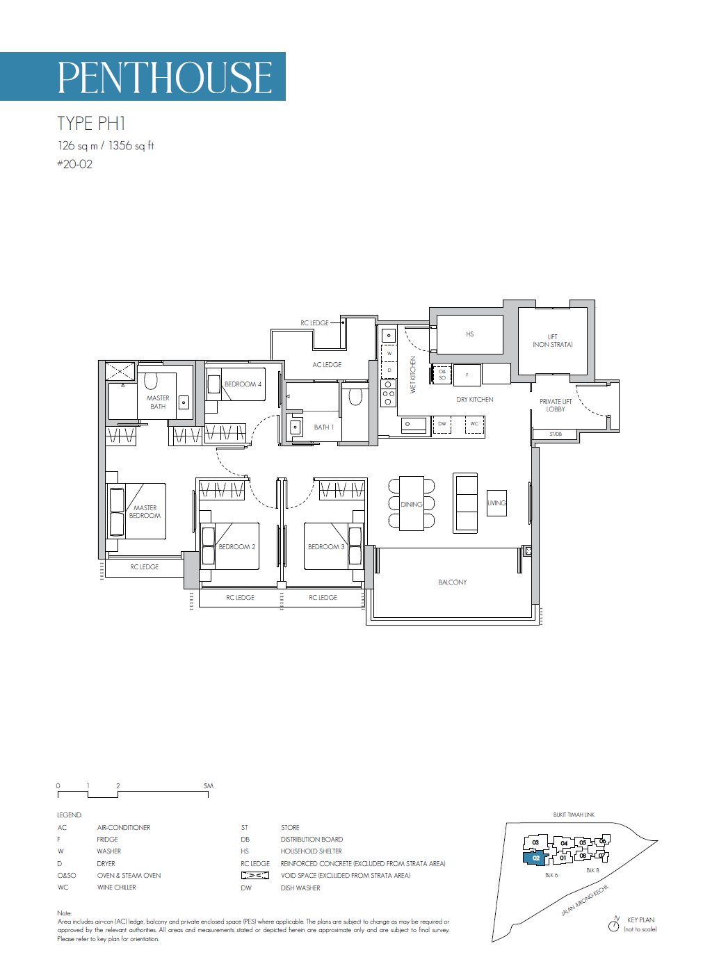 8@BT floor plan PH1 — Penthouse