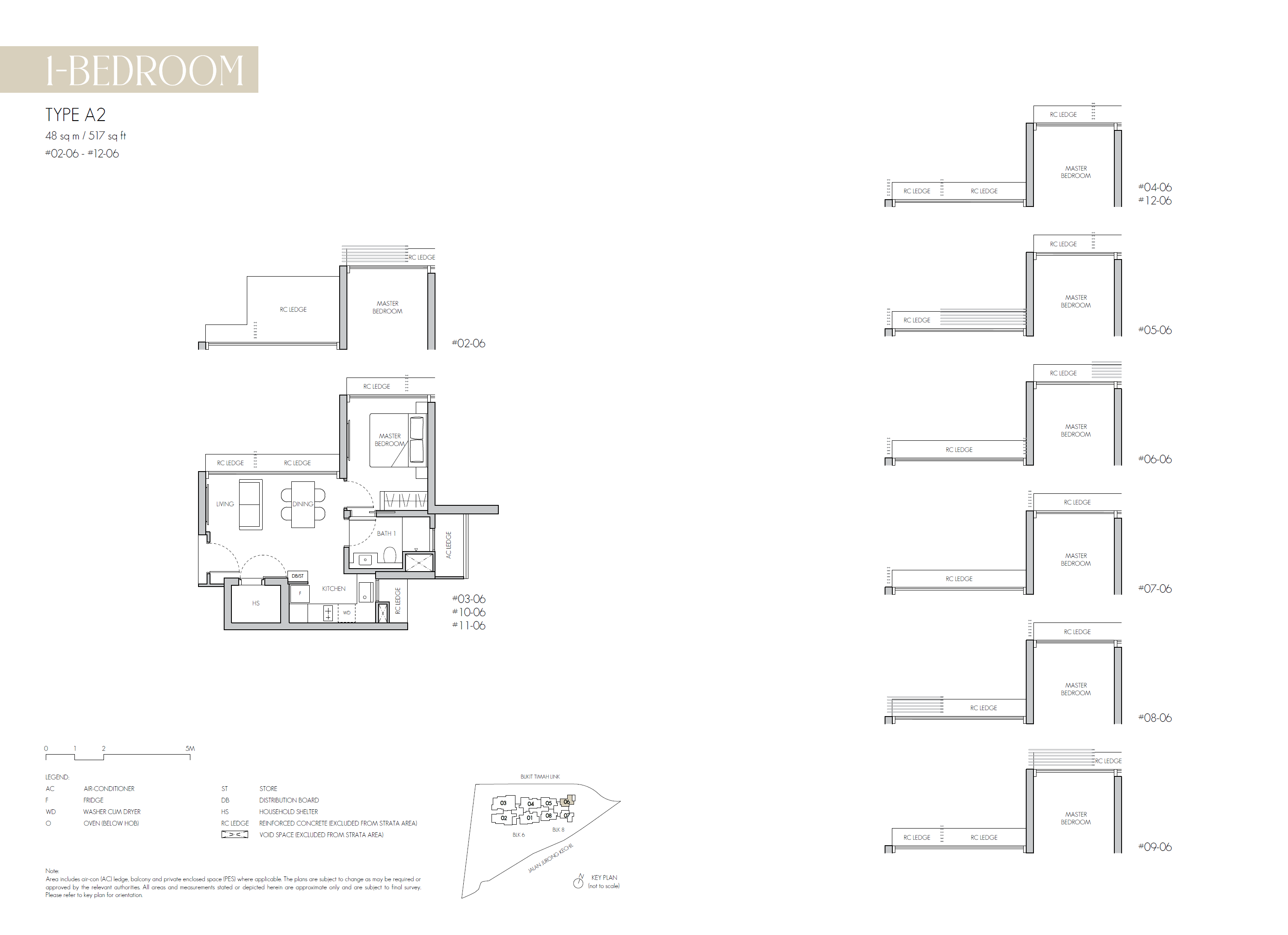 8@BT floor plan A2 — 1 Bedroom