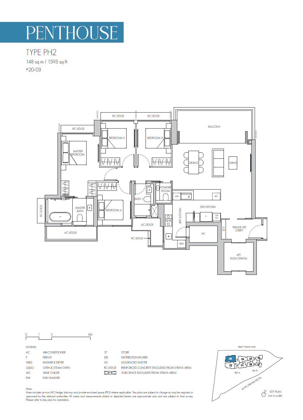 8@BT floor plan PH2 — Penthouse
