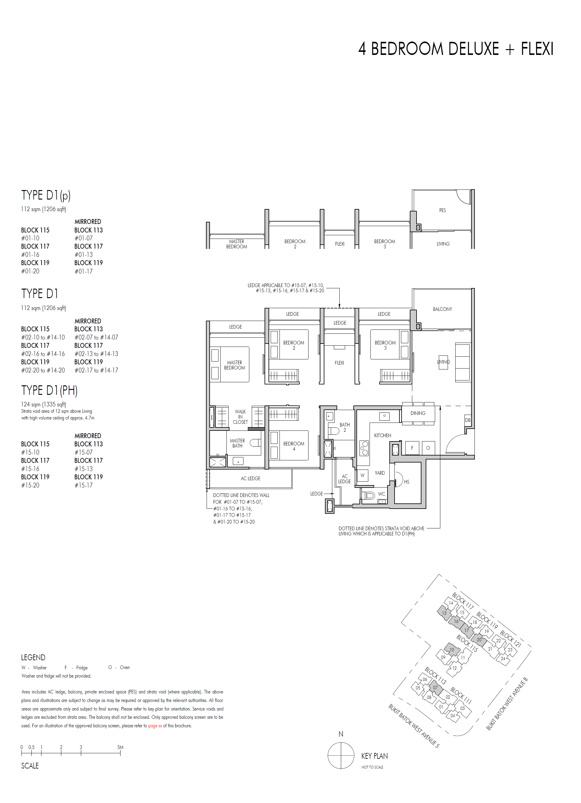 Altura floor plan D1 — 4 Bedroom Deluxe + Flexi