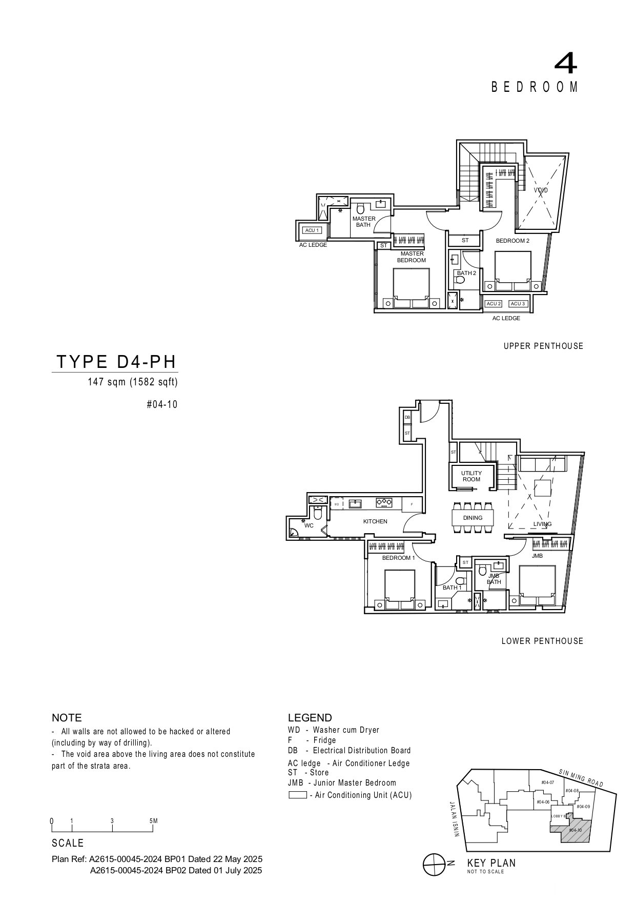 Artisan 8 4 Bedroom D4-PH floor plan