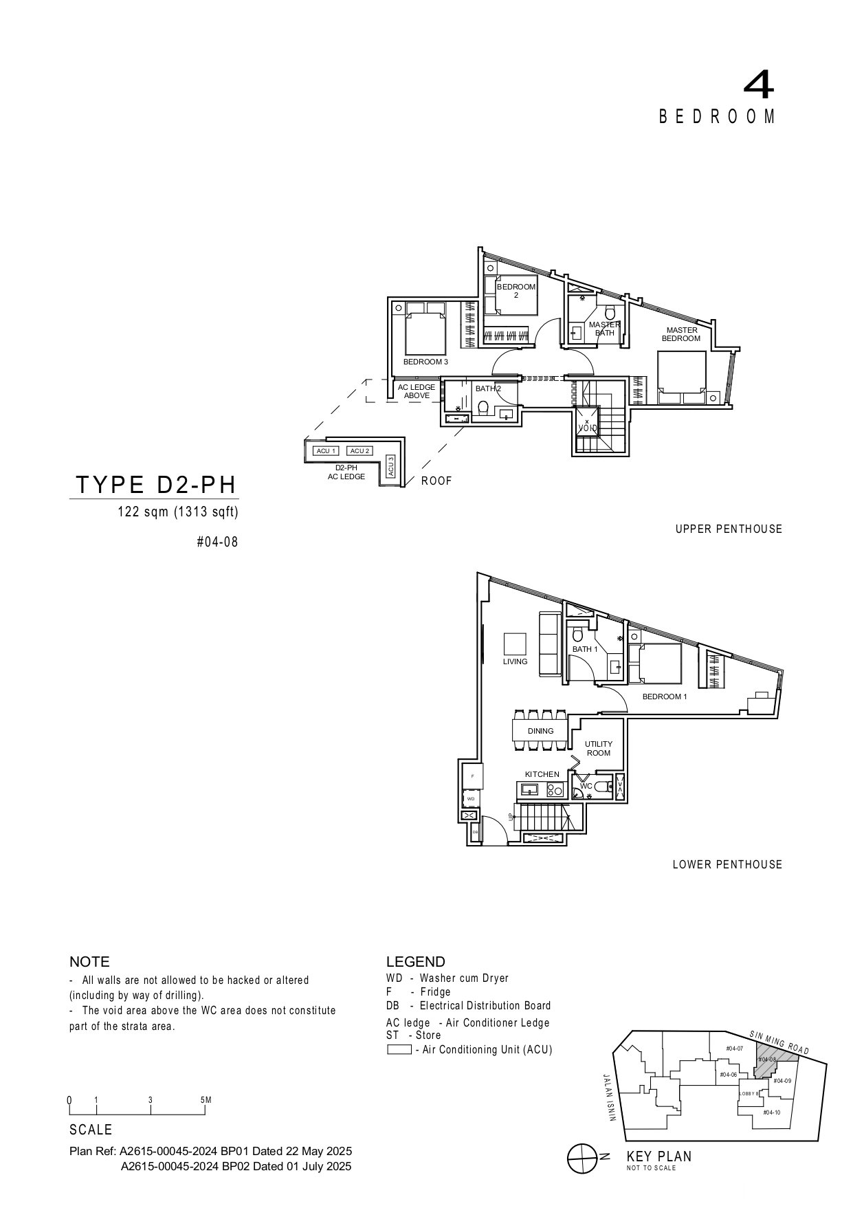 Artisan 8 4 Bedroom D2-PH floor plan