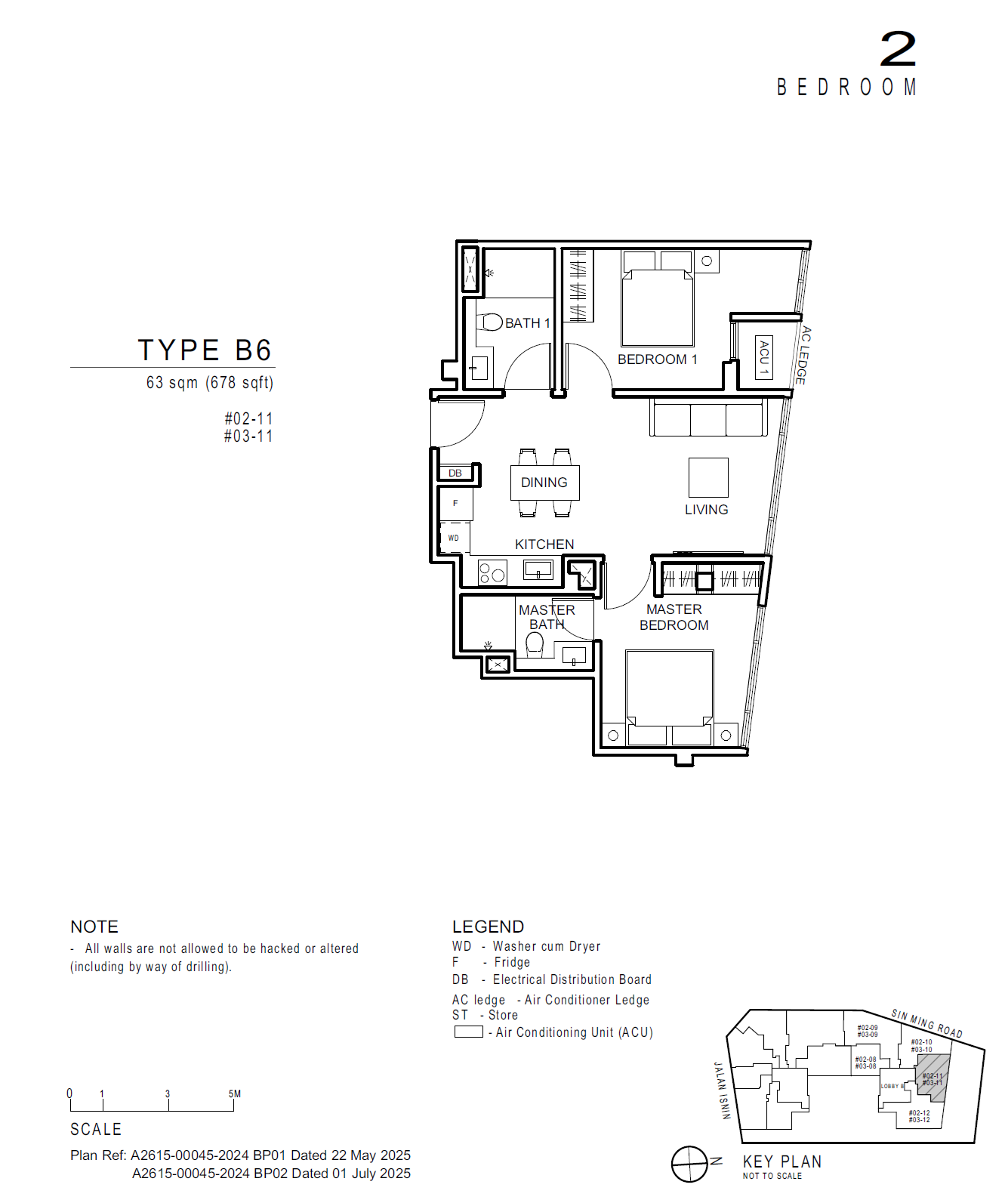 Artisan 8 2 Bedroom B6 floor plan