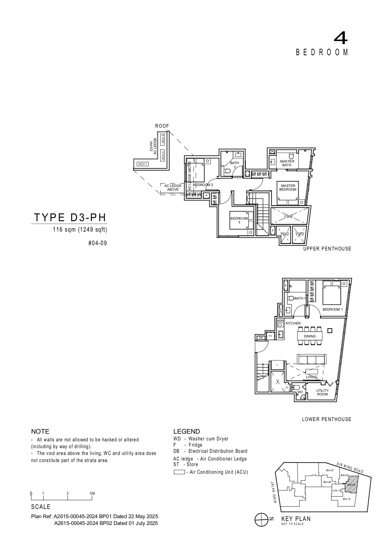 Artisan 8 4 Bedroom D3-PH floor plan