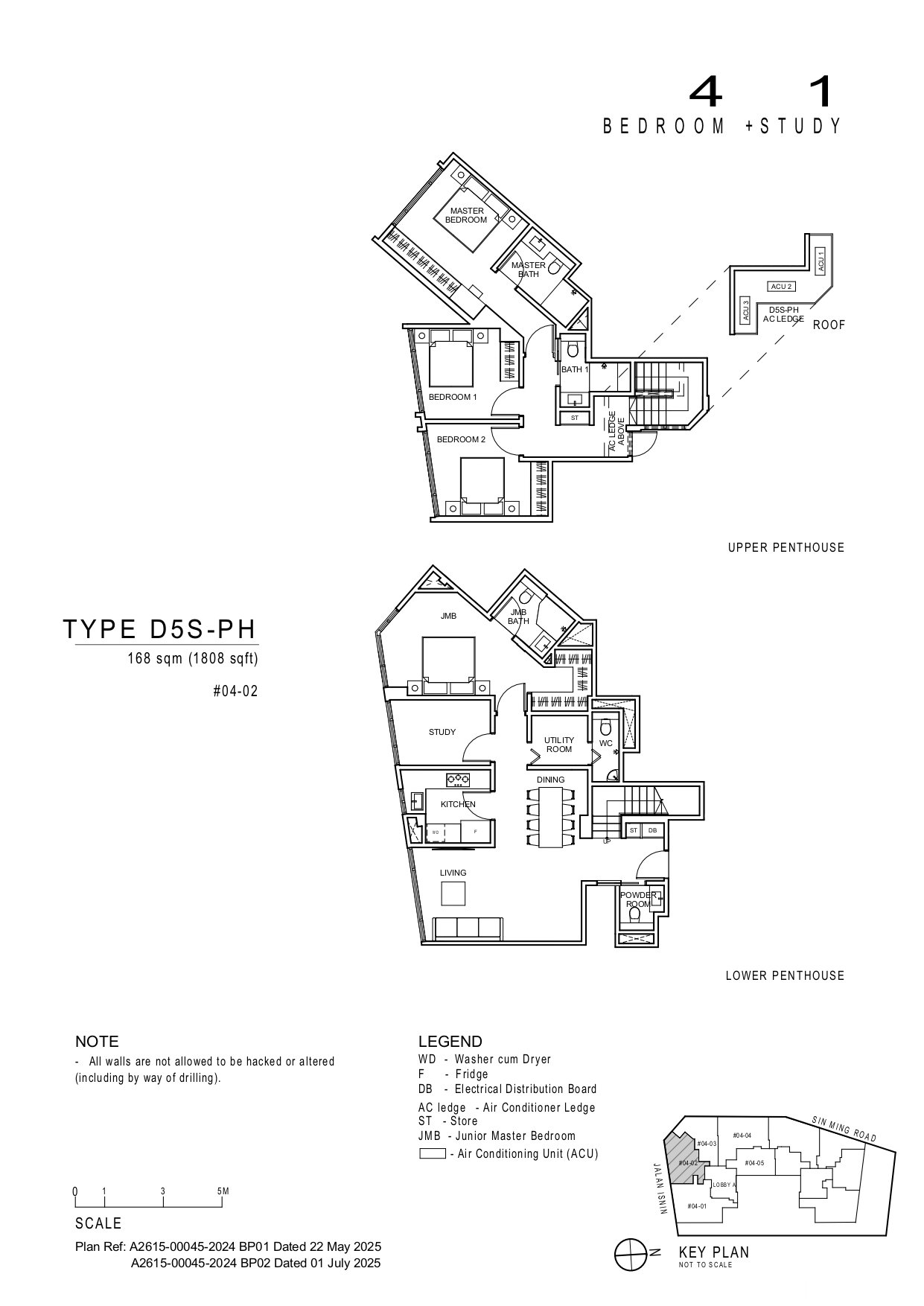 Artisan 8 4 Bedroom + 1 Study D5S-PH floor plan