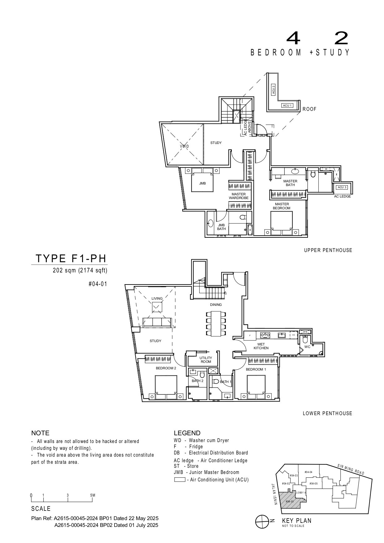 Artisan 8 4 Bedroom + 2 Study F1-PH floor plan