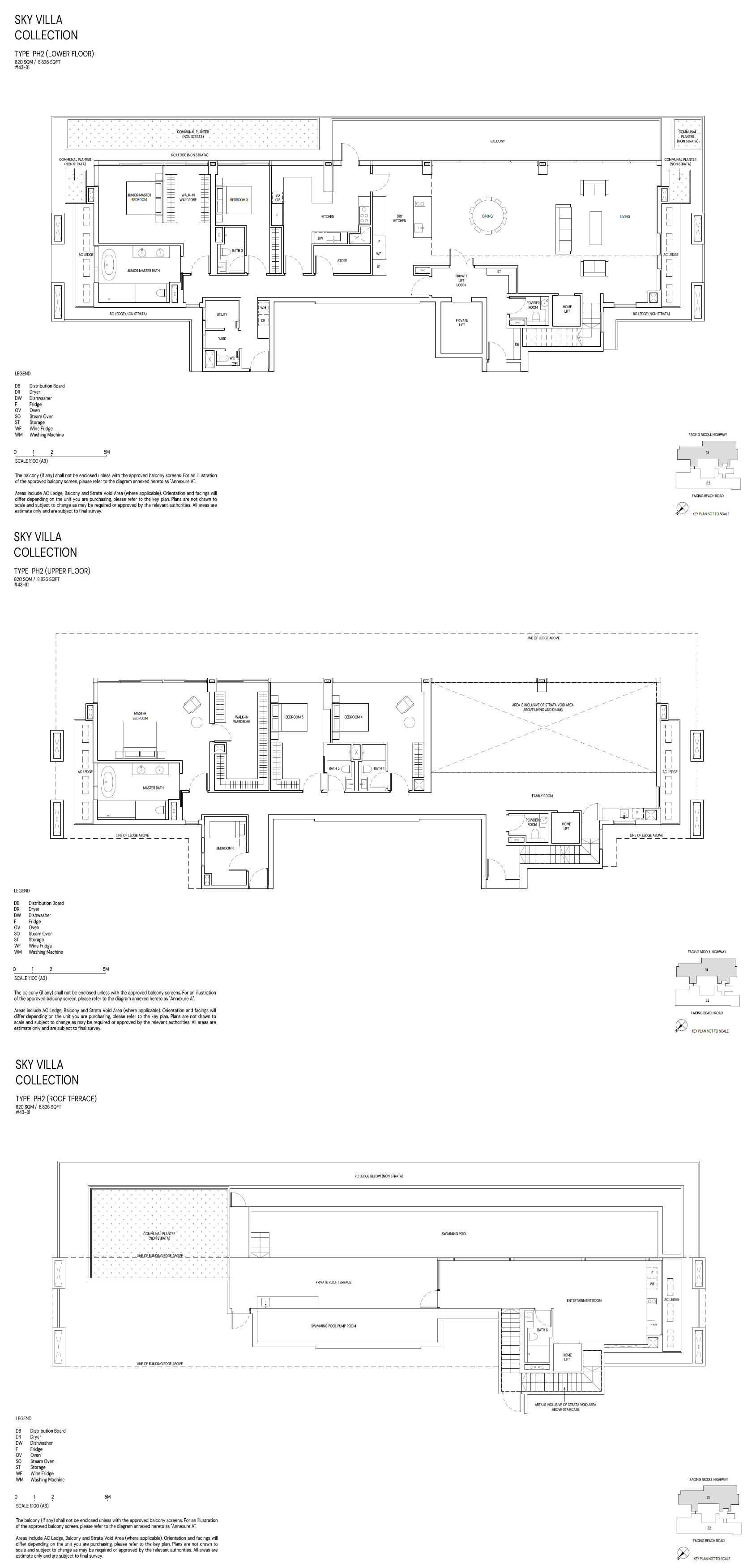 Aurea floor plan PH2 — Penthouse