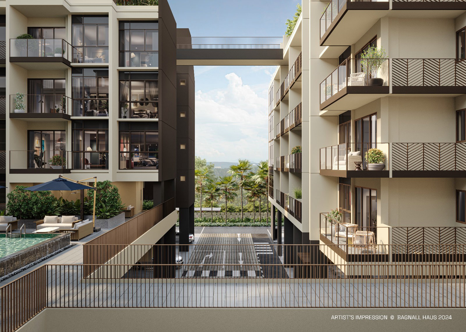 Bagnall Haus - Courtyard Crossing