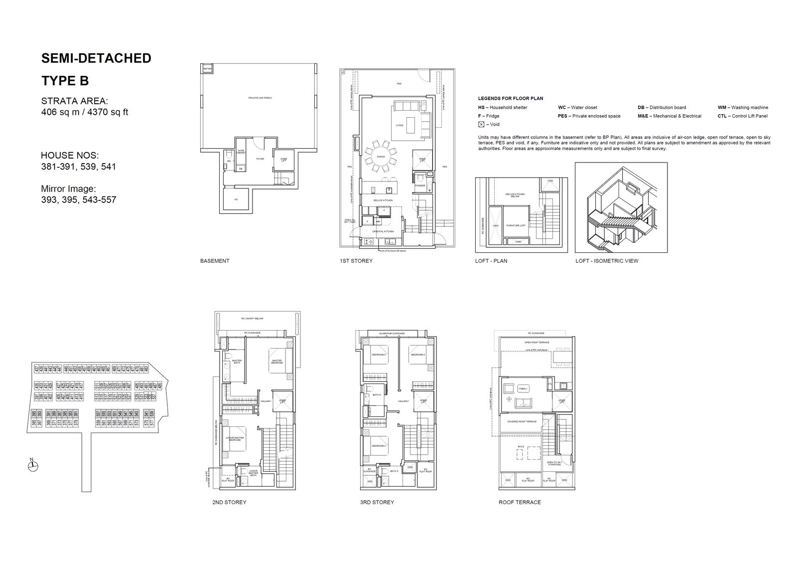Belgravia Ace floor plan B — Semi-Detached