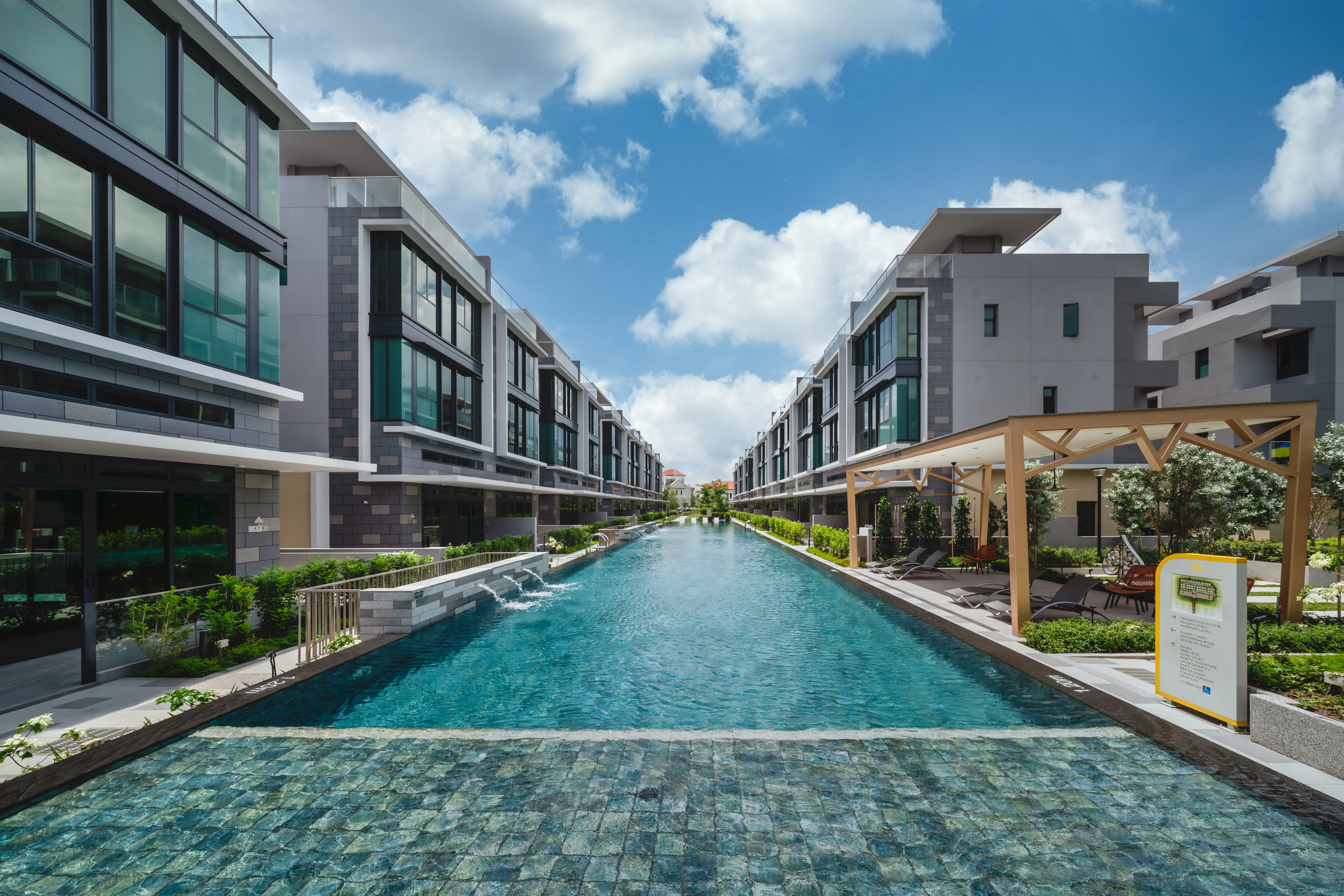 Pool main view day
