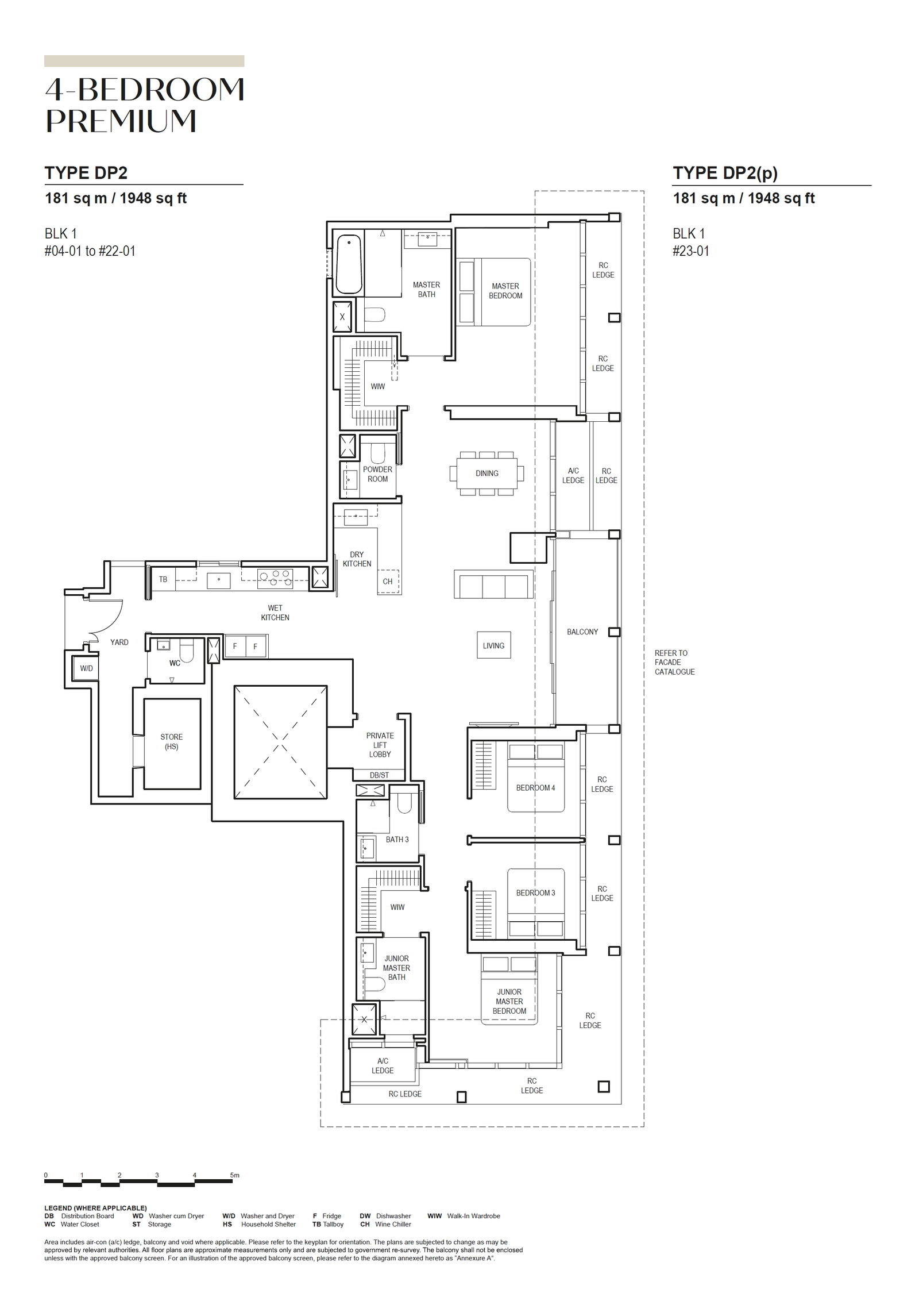 Canninghill Piers 4-BEDROOM PREMIUM DP2 floor plan