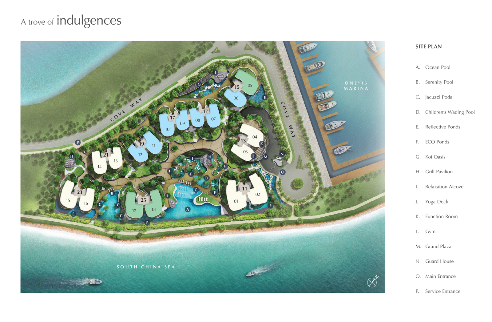 Cape Royale site plan