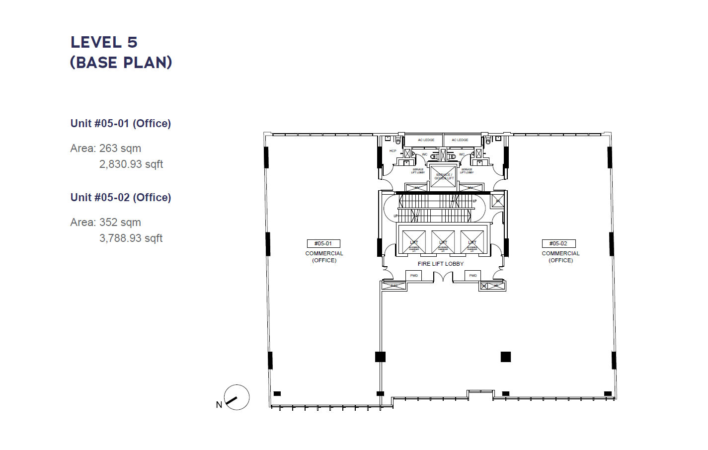 CECIL PLACE floor plan Level 5 — Office