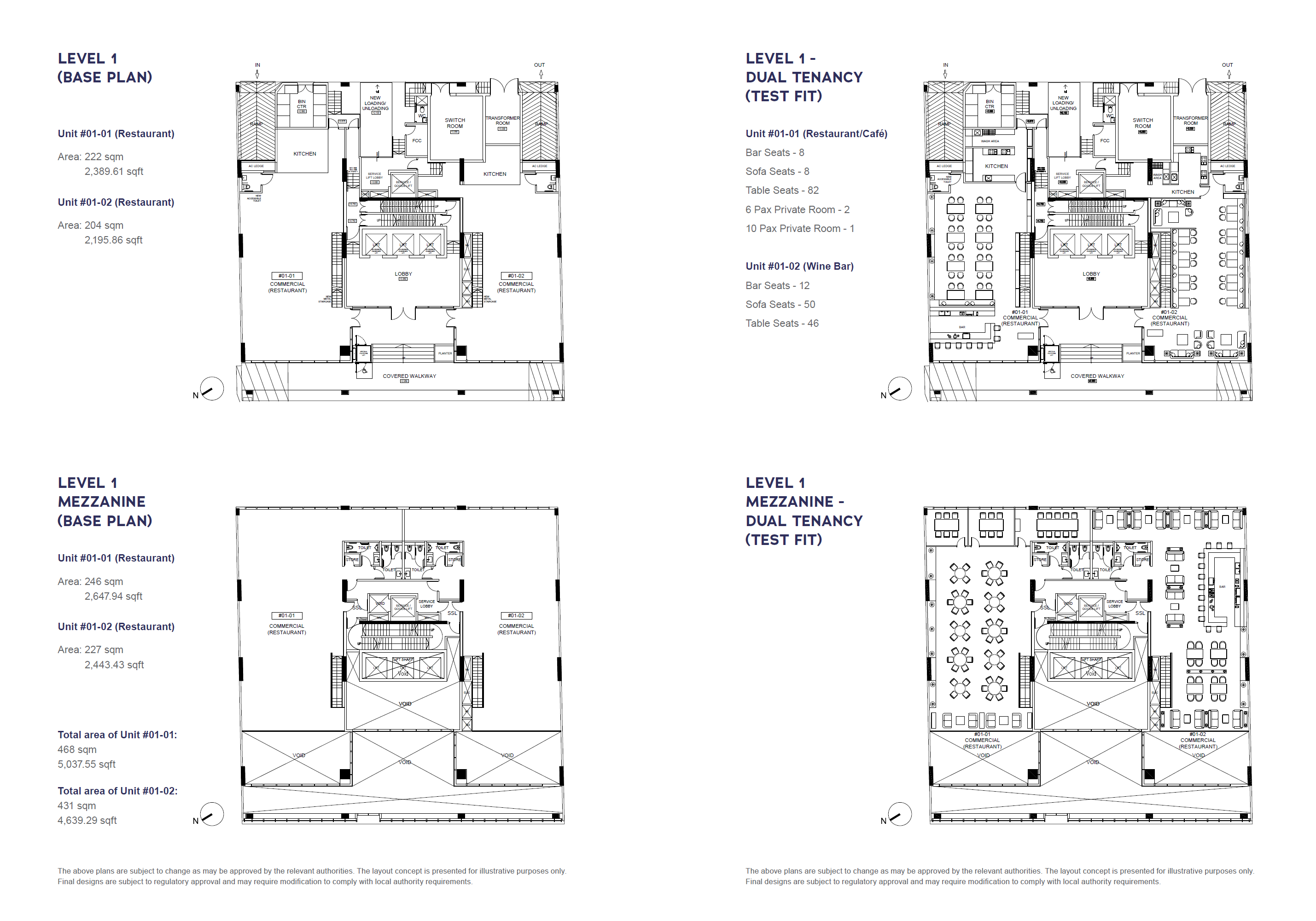 CECIL PLACE floor plan Level 1 — Restaurant