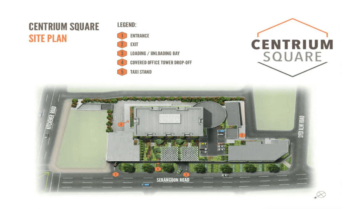 Centrium Square site plan