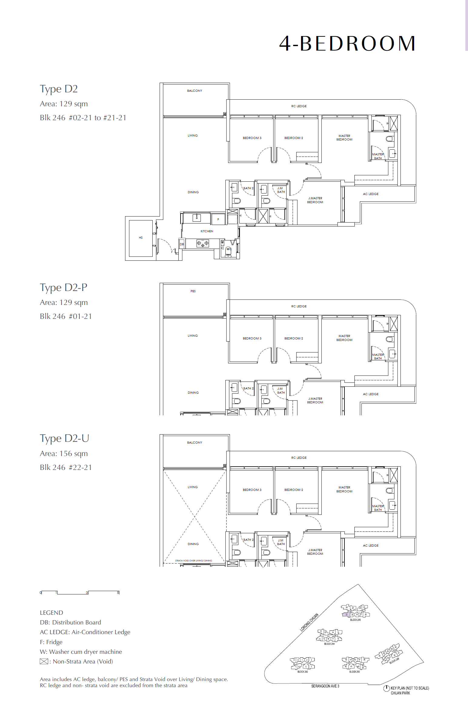 Chuan Park 4 Bedroom D2-U floor plan