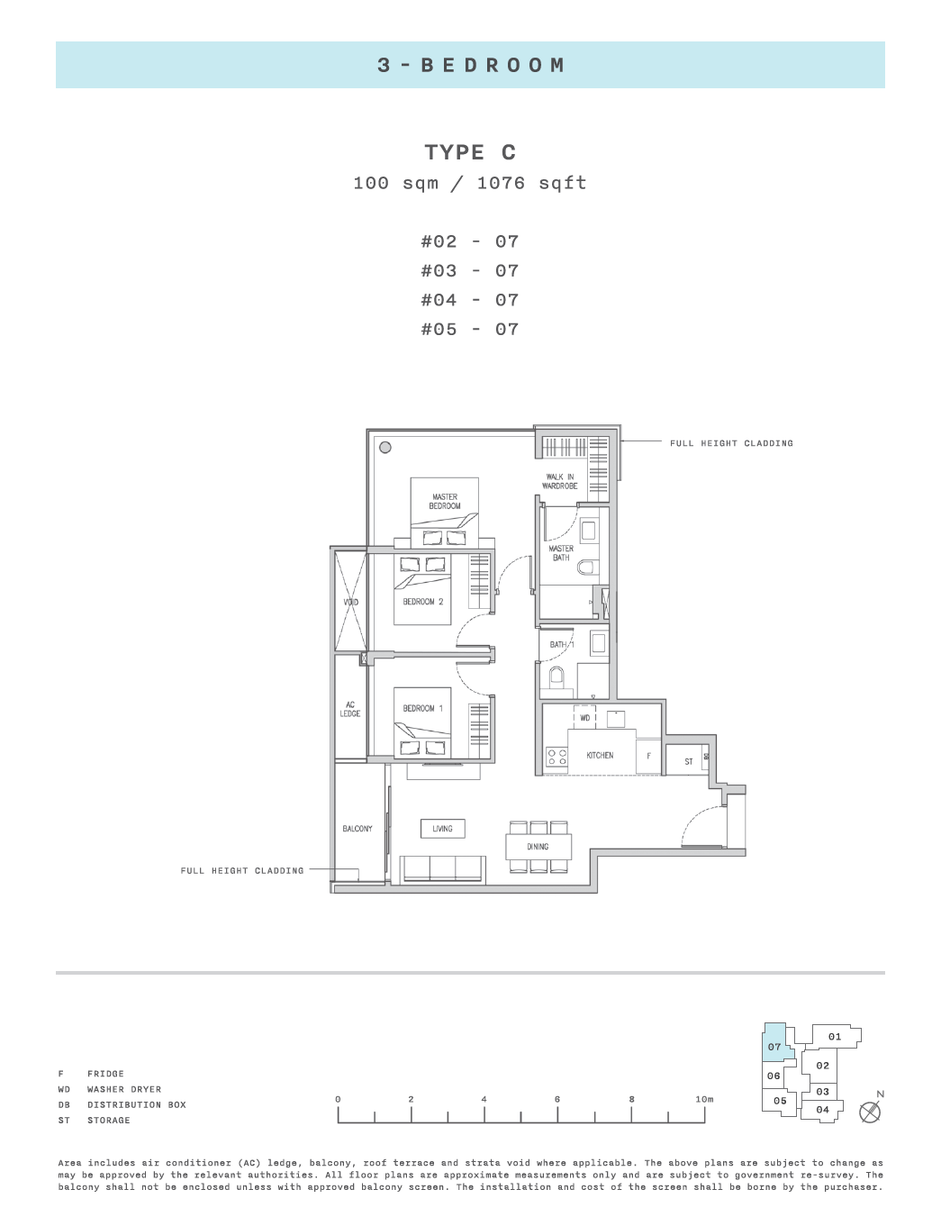 Claydence 3 BEDROOM C floor plan