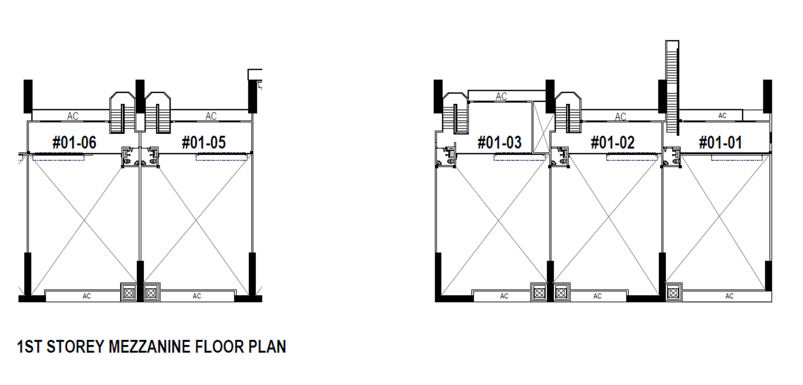 CT FoodNEX Factory + Mezzanine 1st Storey + Mezzanine floor plan