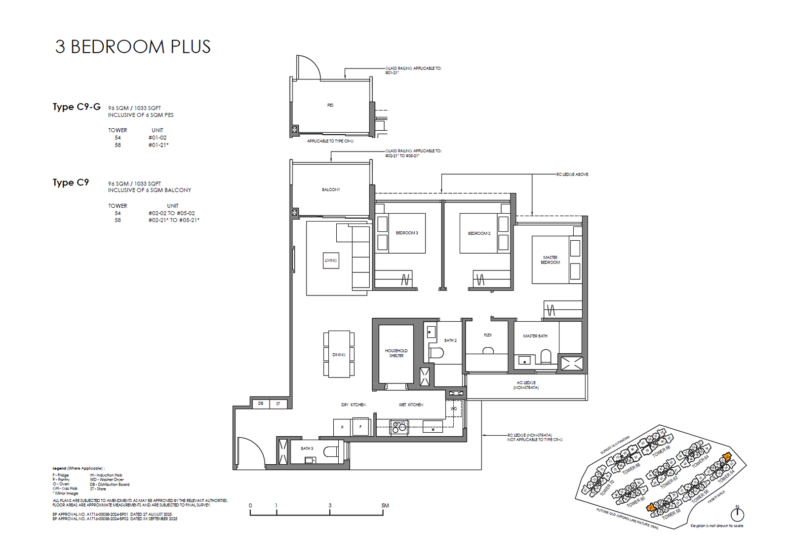Faber Residence 3 Bedroom (Plus) C9-G floor plan