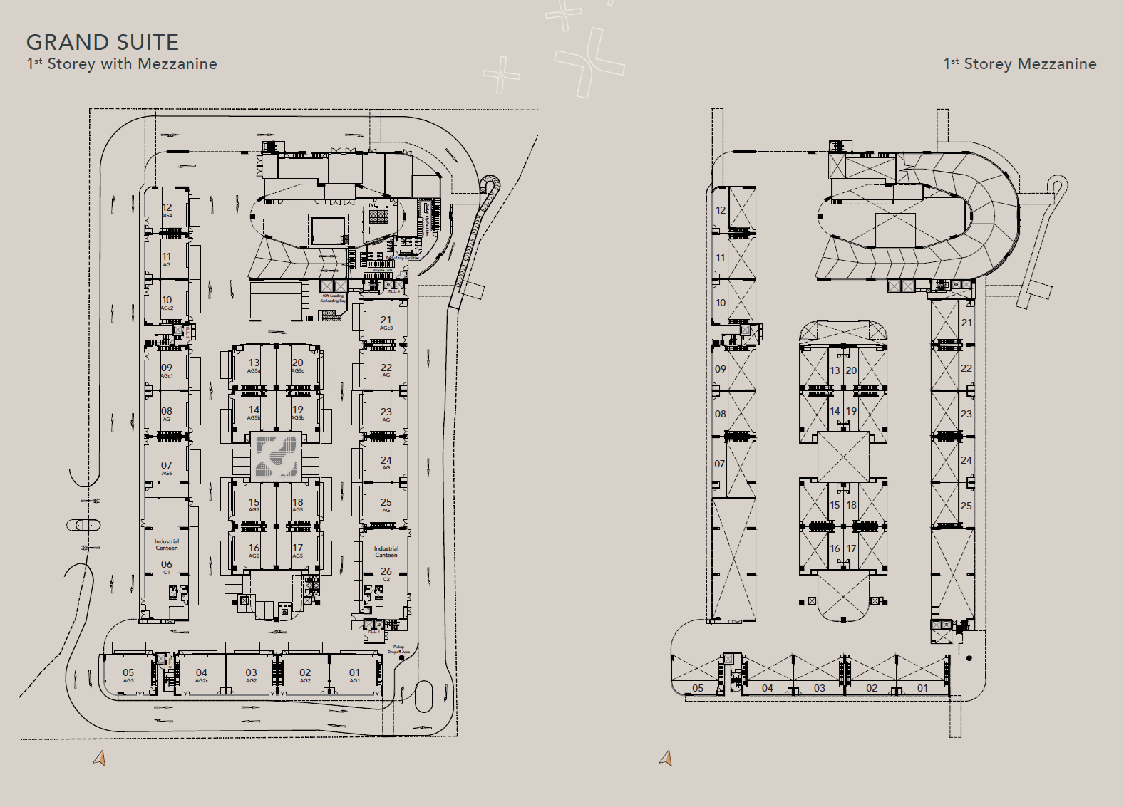 GATE+ Industrial Canteen 1st Storey Canteen floor plan