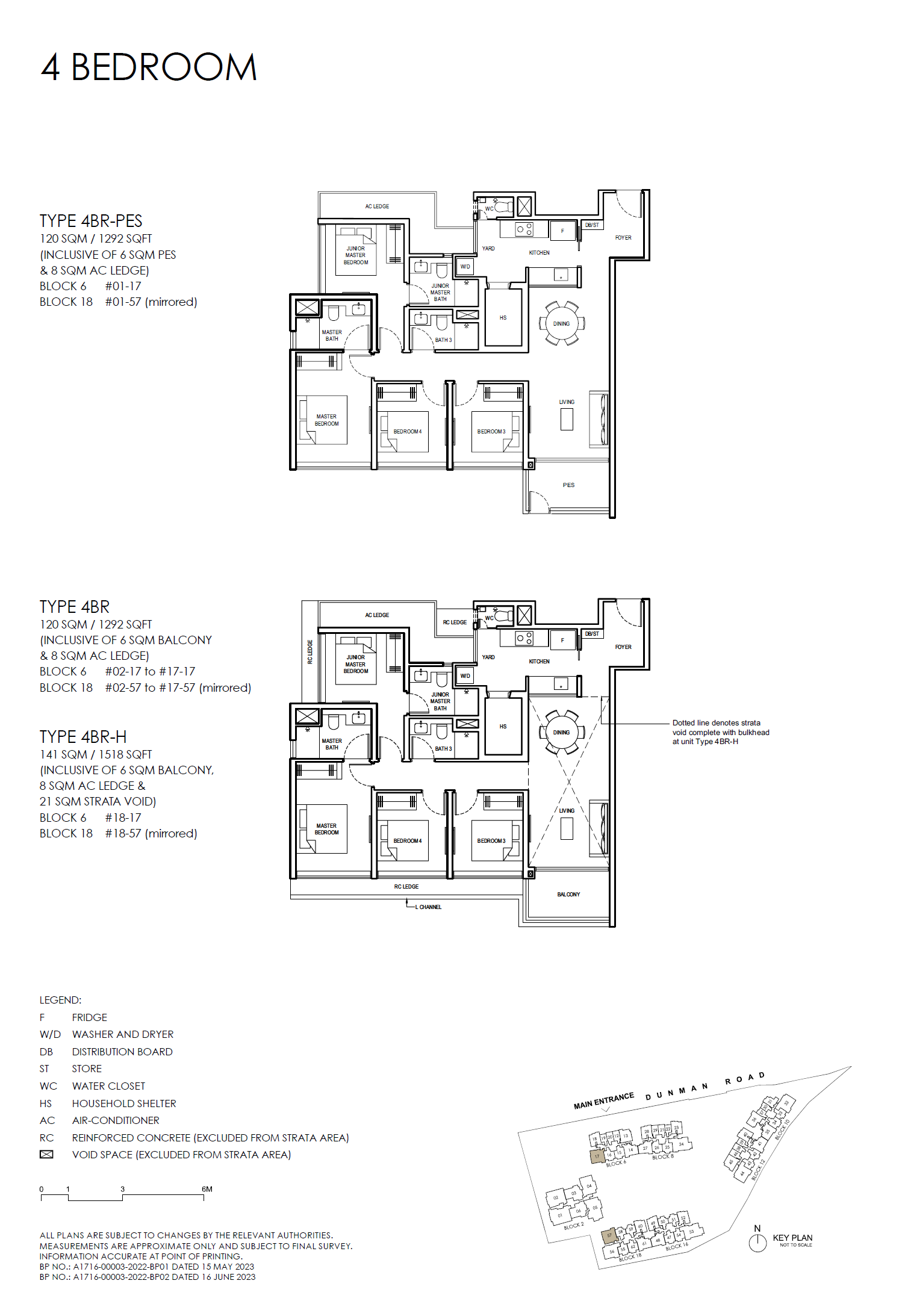 Grand Dunman 4 BEDROOM (LUXURY) 4BR floor plan