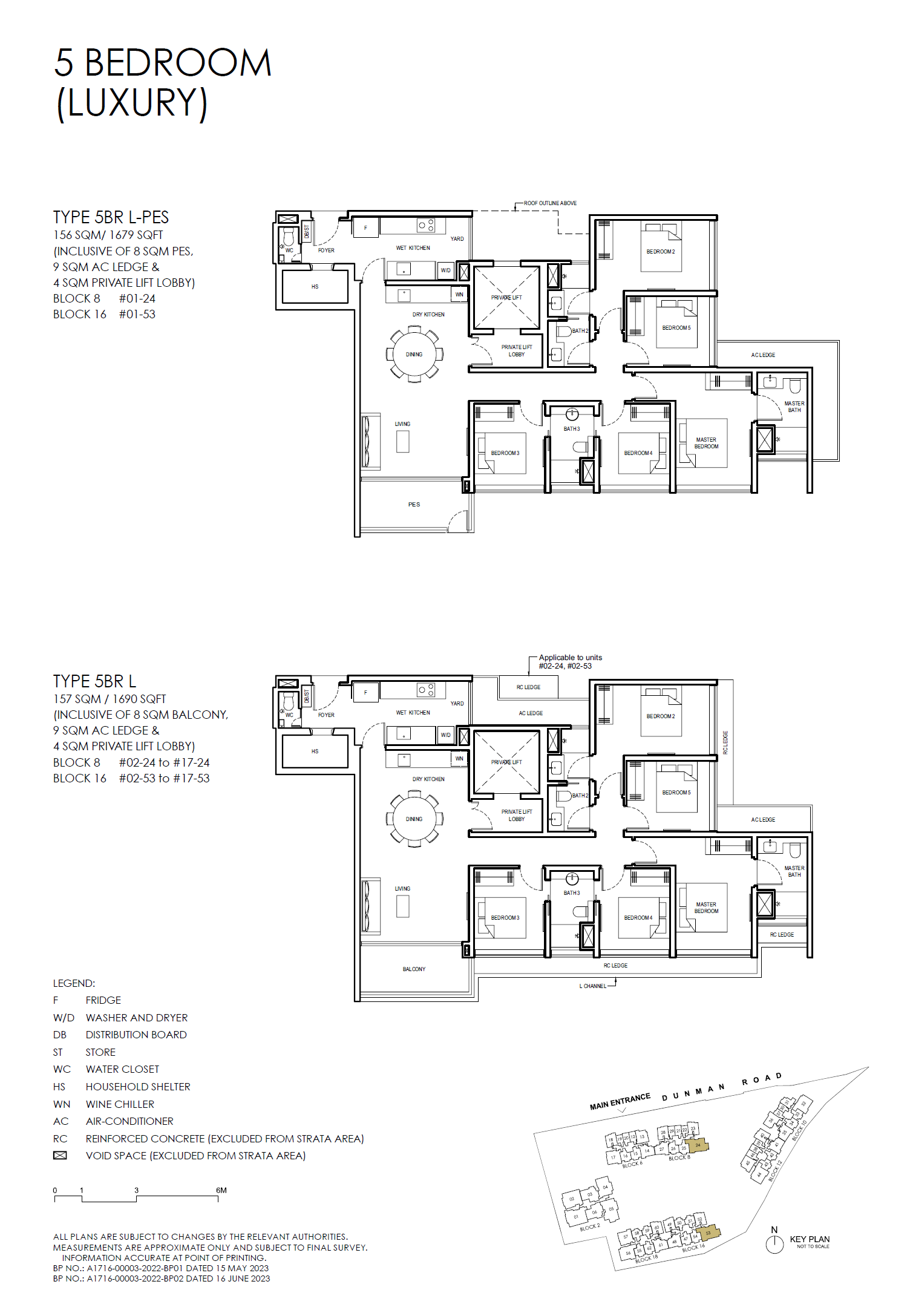 Grand Dunman 5 BEDROOM (LUXURY) 5BR L-PES floor plan