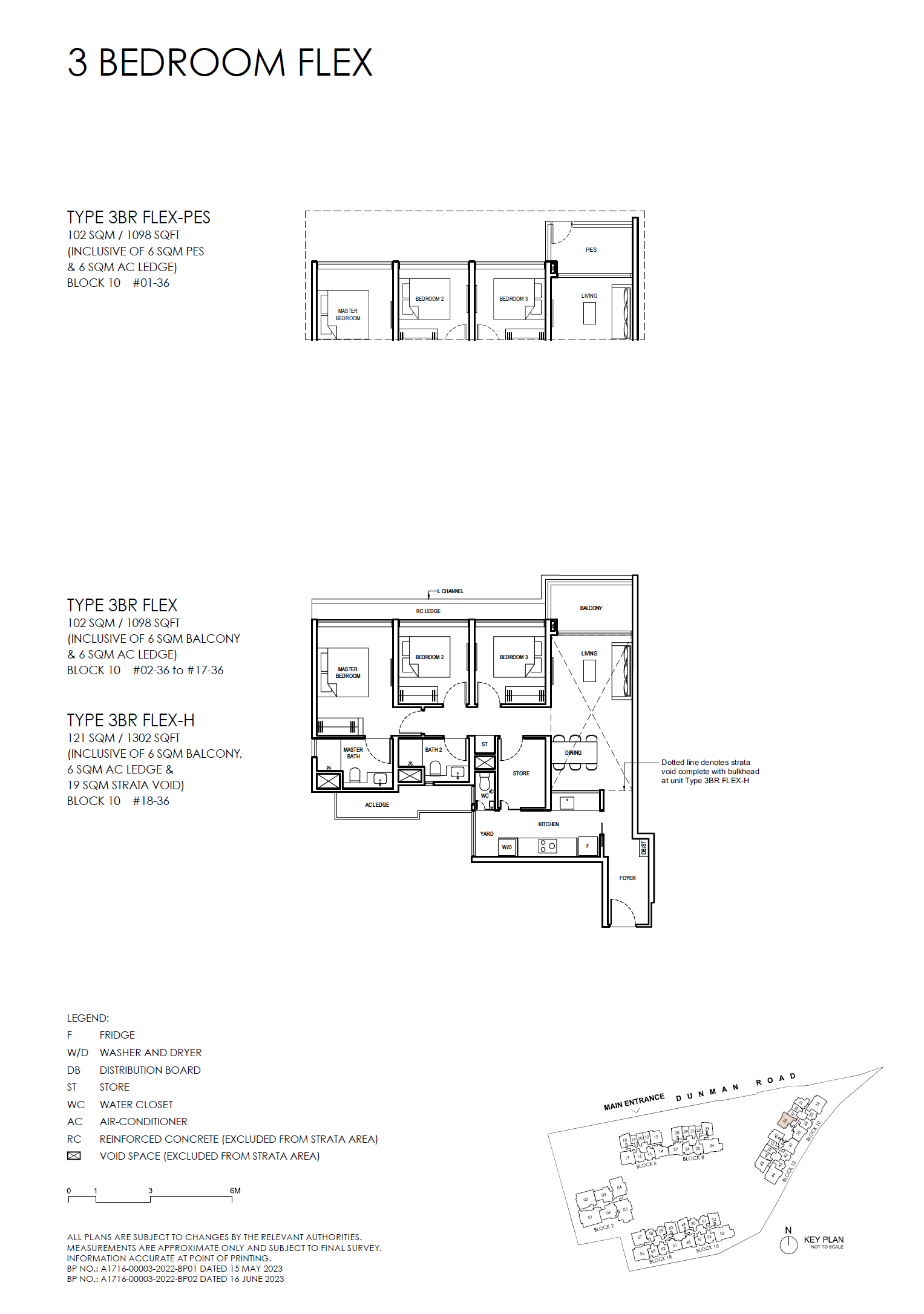 Grand Dunman 3 BEDROOM FLEX (LUXURY) 3BR FLEX floor plan