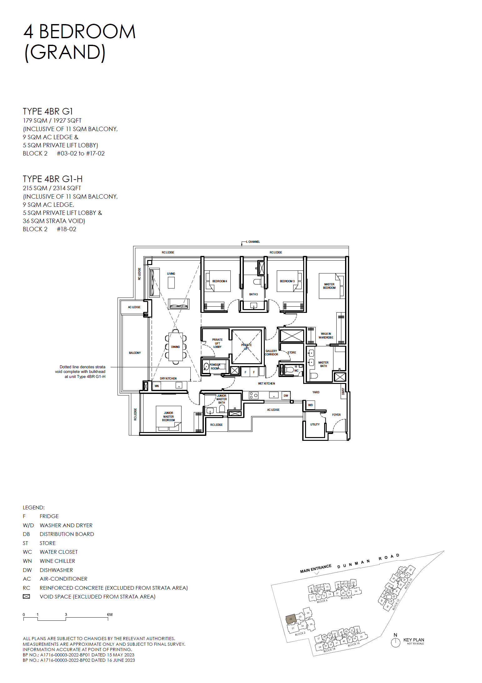 Grand Dunman 4 BEDROOM (GRAND) 4BR G1 floor plan