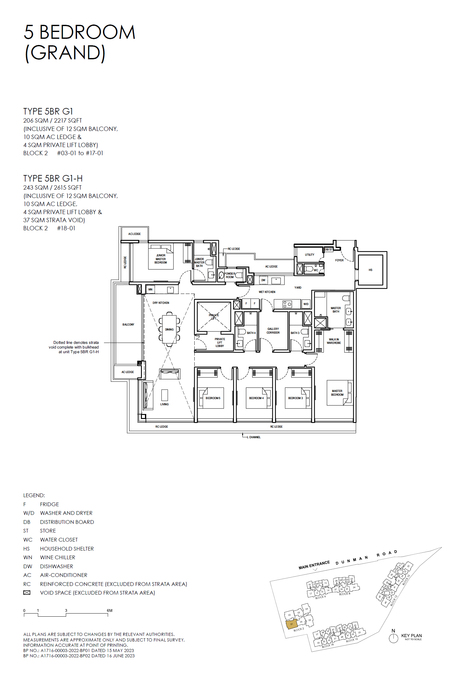 Grand Dunman 5 BEDROOM (GRAND) 5BR G1-H floor plan