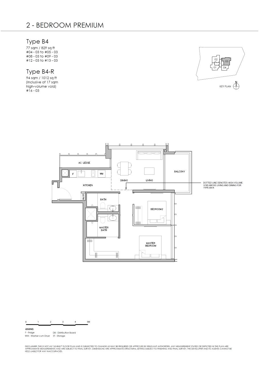 Grange 1866 2 Bedroom Premium B4-R floor plan