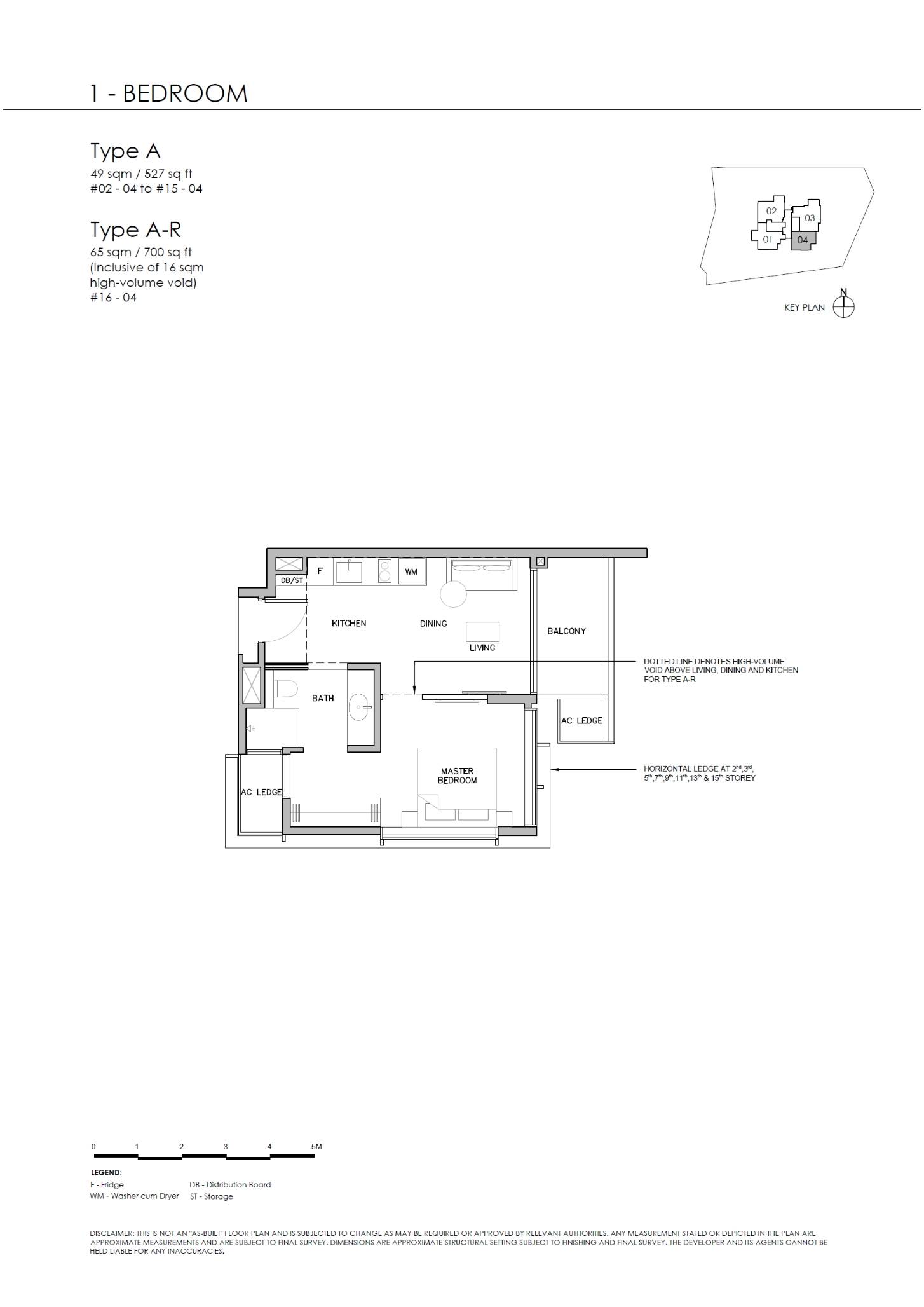 Grange 1866 floor plan A — 1 Bedroom