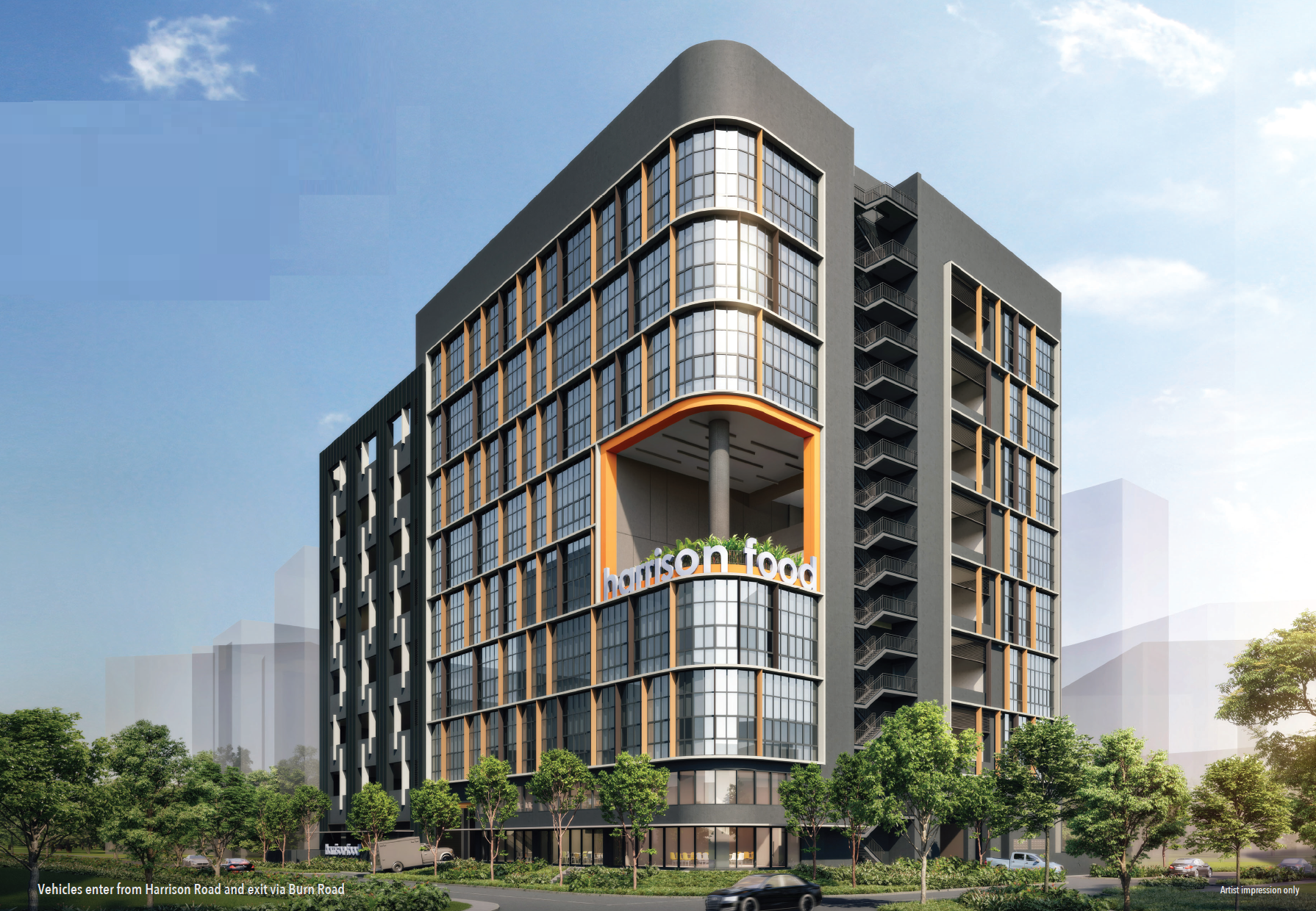 Harrison Food Building business property project in Singapore