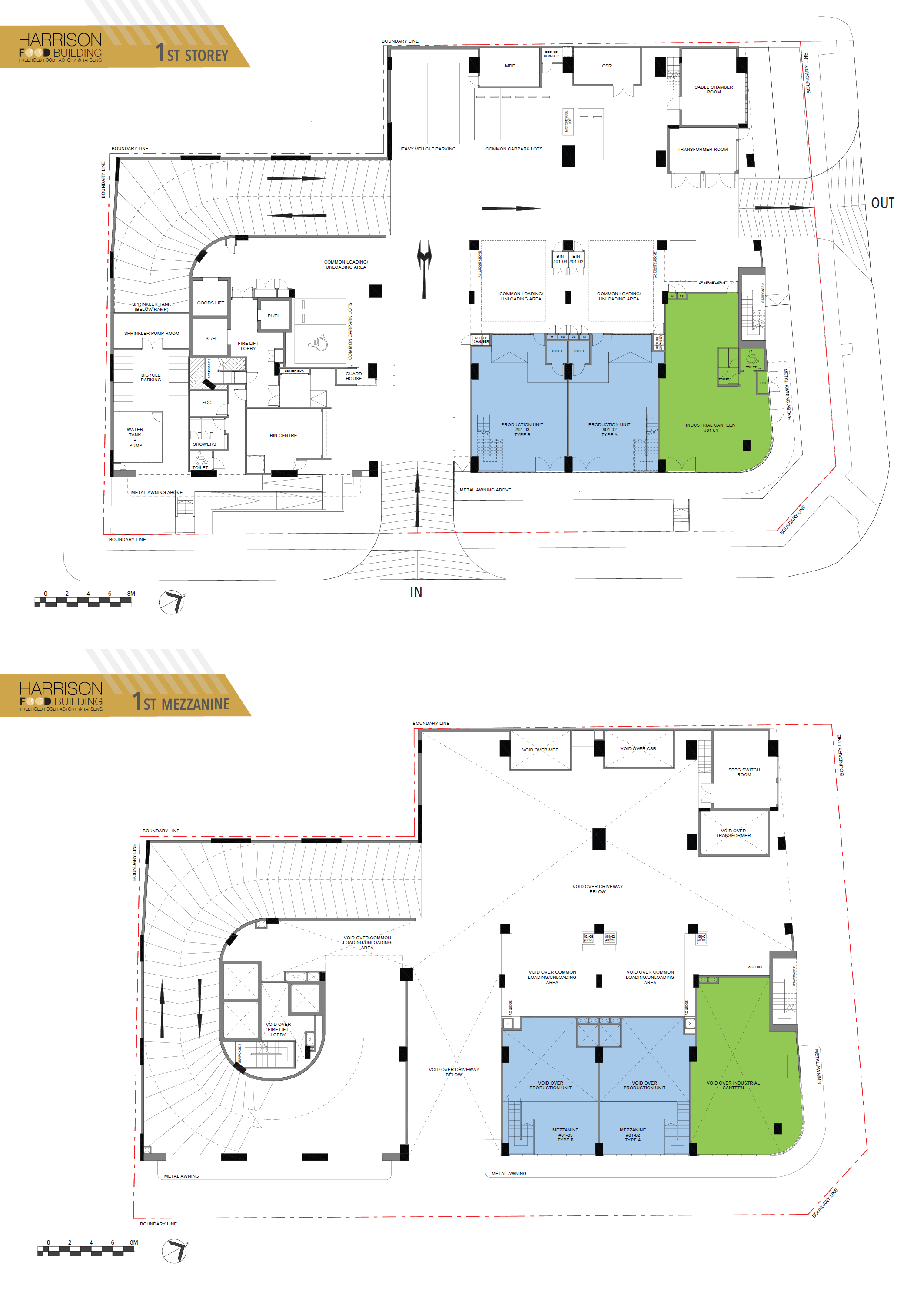 Harrison Food Building Factory 1st Storey floor plan