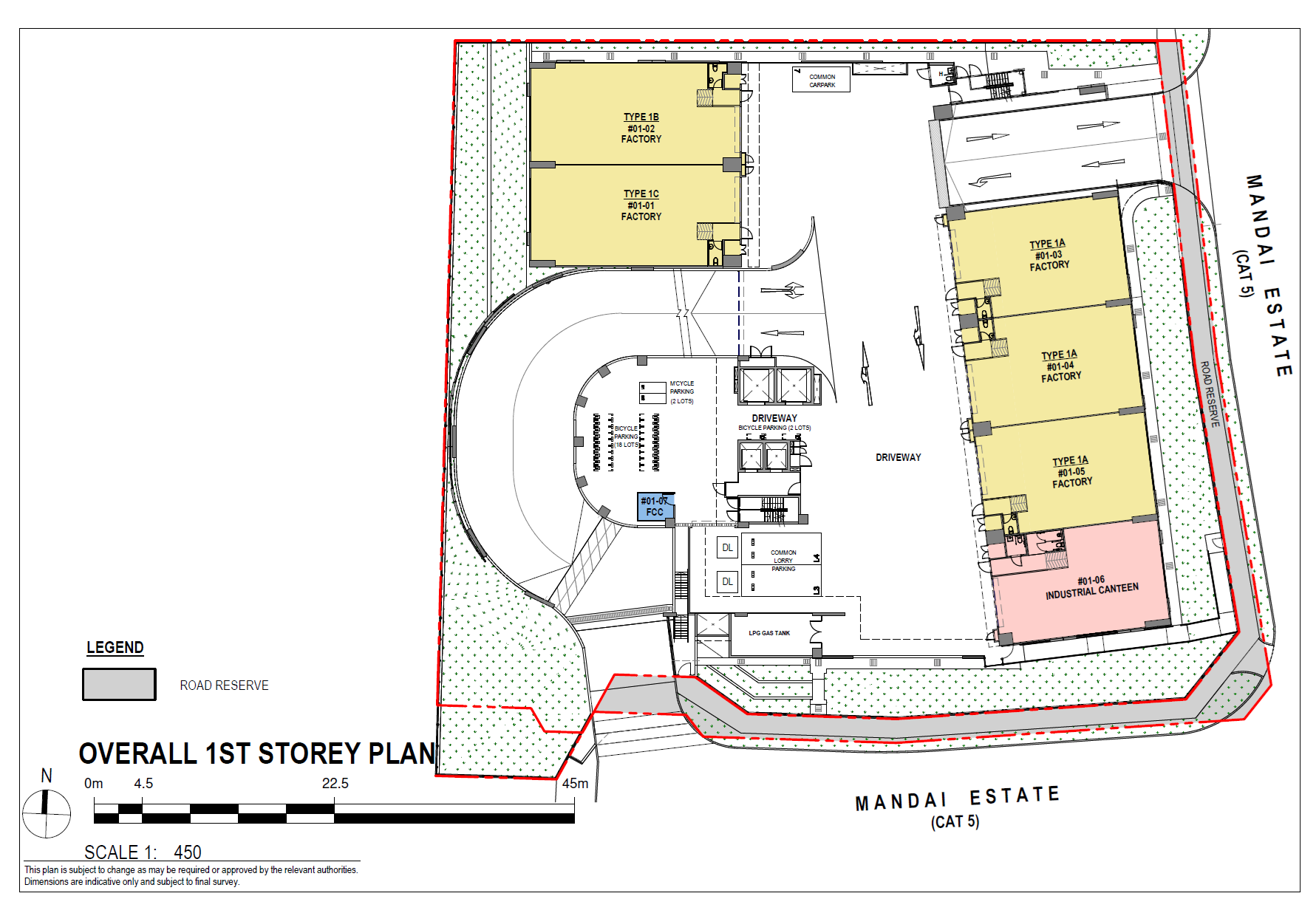 Keystone @ Mandai Commercial 1st Storey floor plan