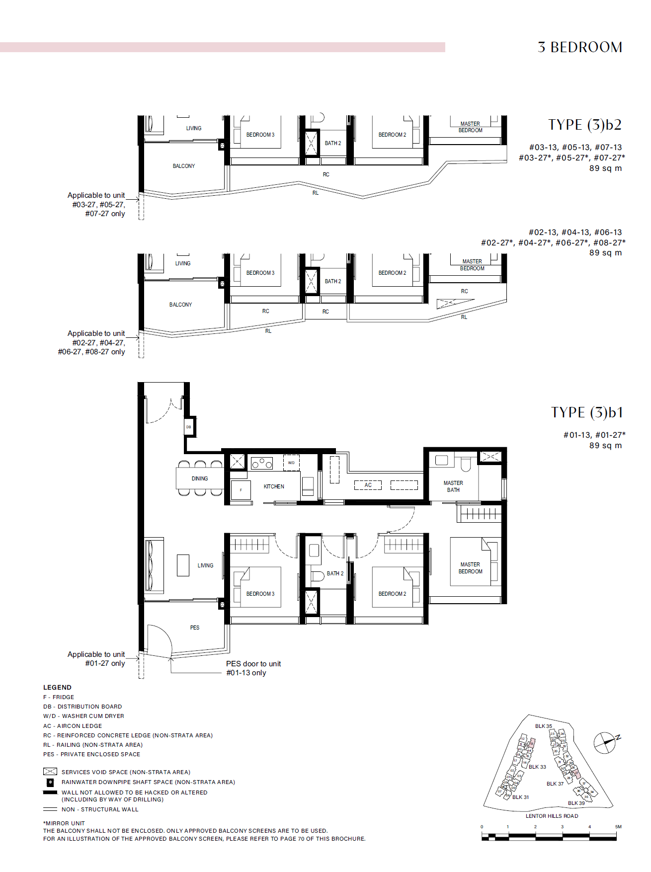 Lentor Hills Residences 3 Bedroom (3)b2 floor plan