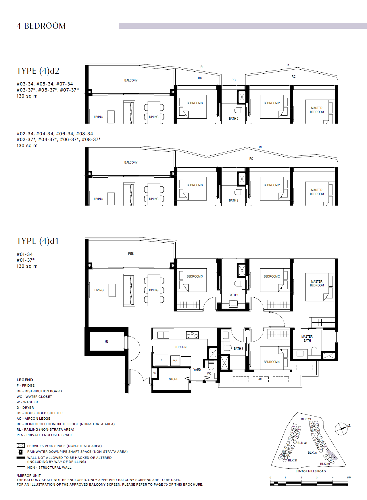 Lentor Hills Residences 4 Bedroom (4)d2 floor plan