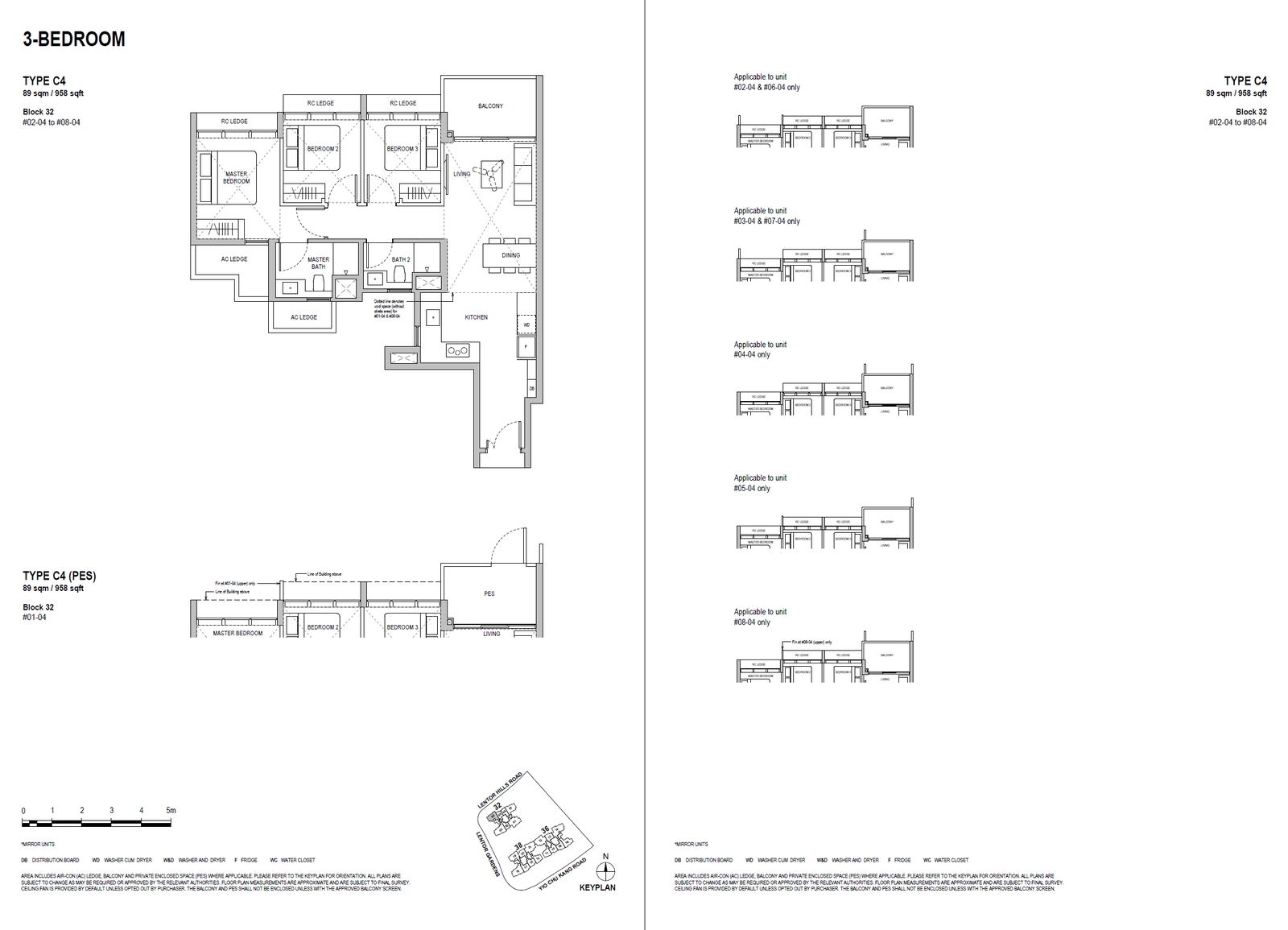Lentoria 3 Bedroom C4 floor plan