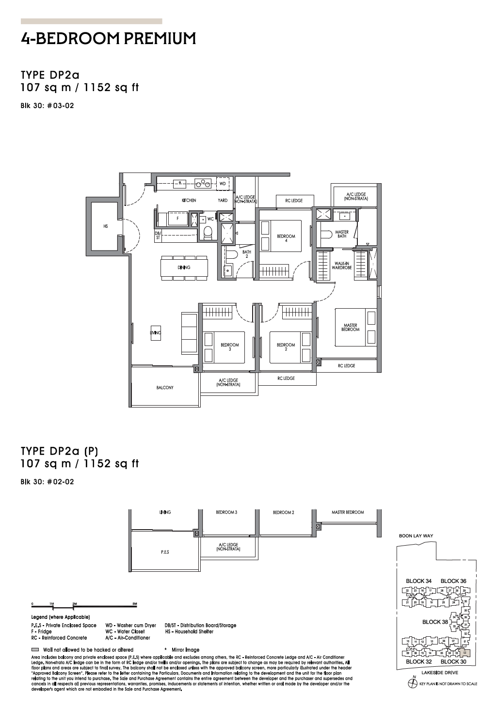 Lucerne Grand 4 Bedroom Premium DP2a floor plan