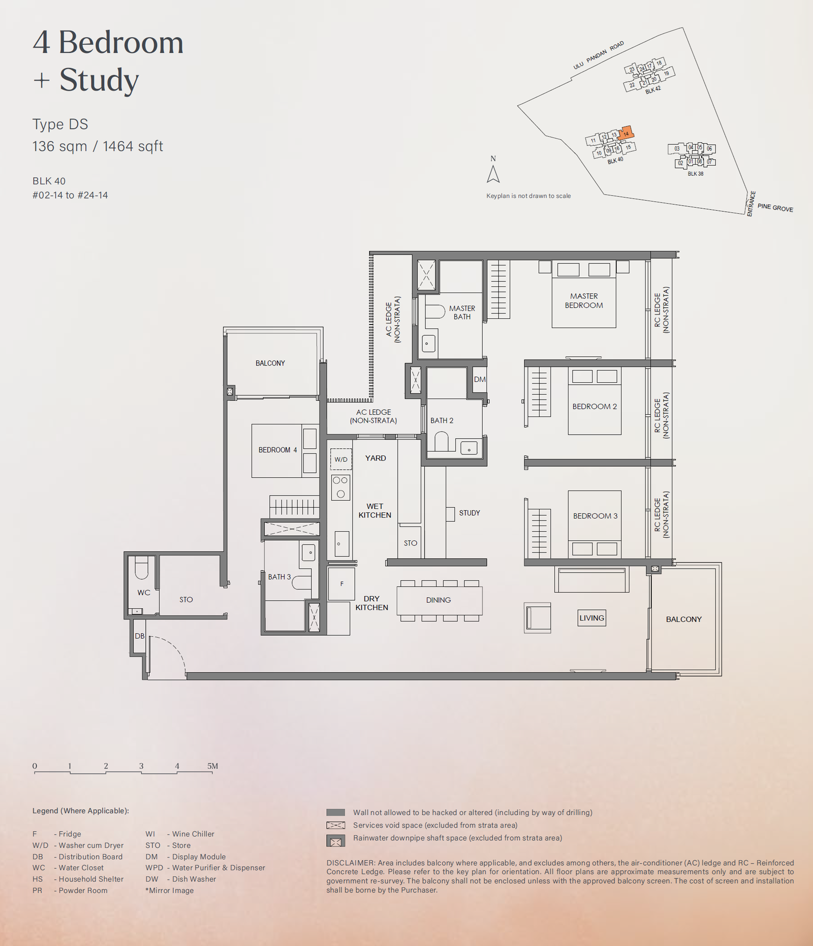 Nava Grove floor plan DS — 4 Bedroom + Study