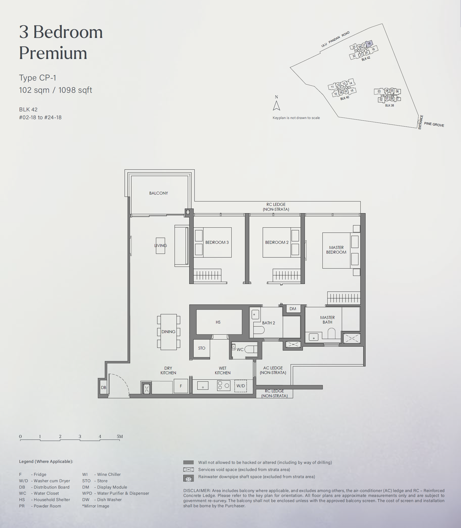 Nava Grove floor plan CP-1 — 3 Bedroom Premium