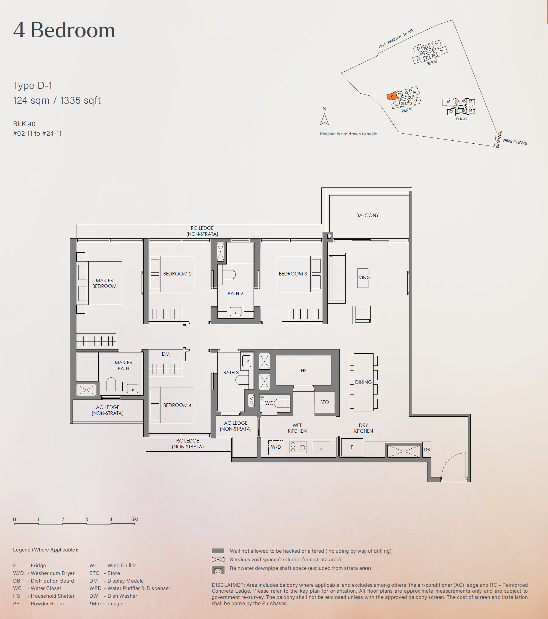 Nava Grove floor plan D-1 — 4 Bedroom