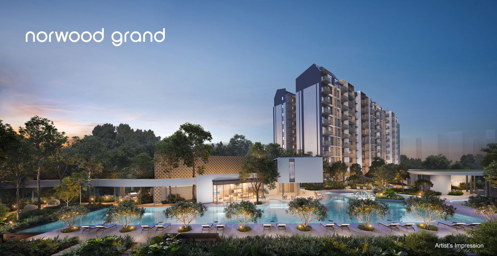 Norwood Grand_Aerial Evening
