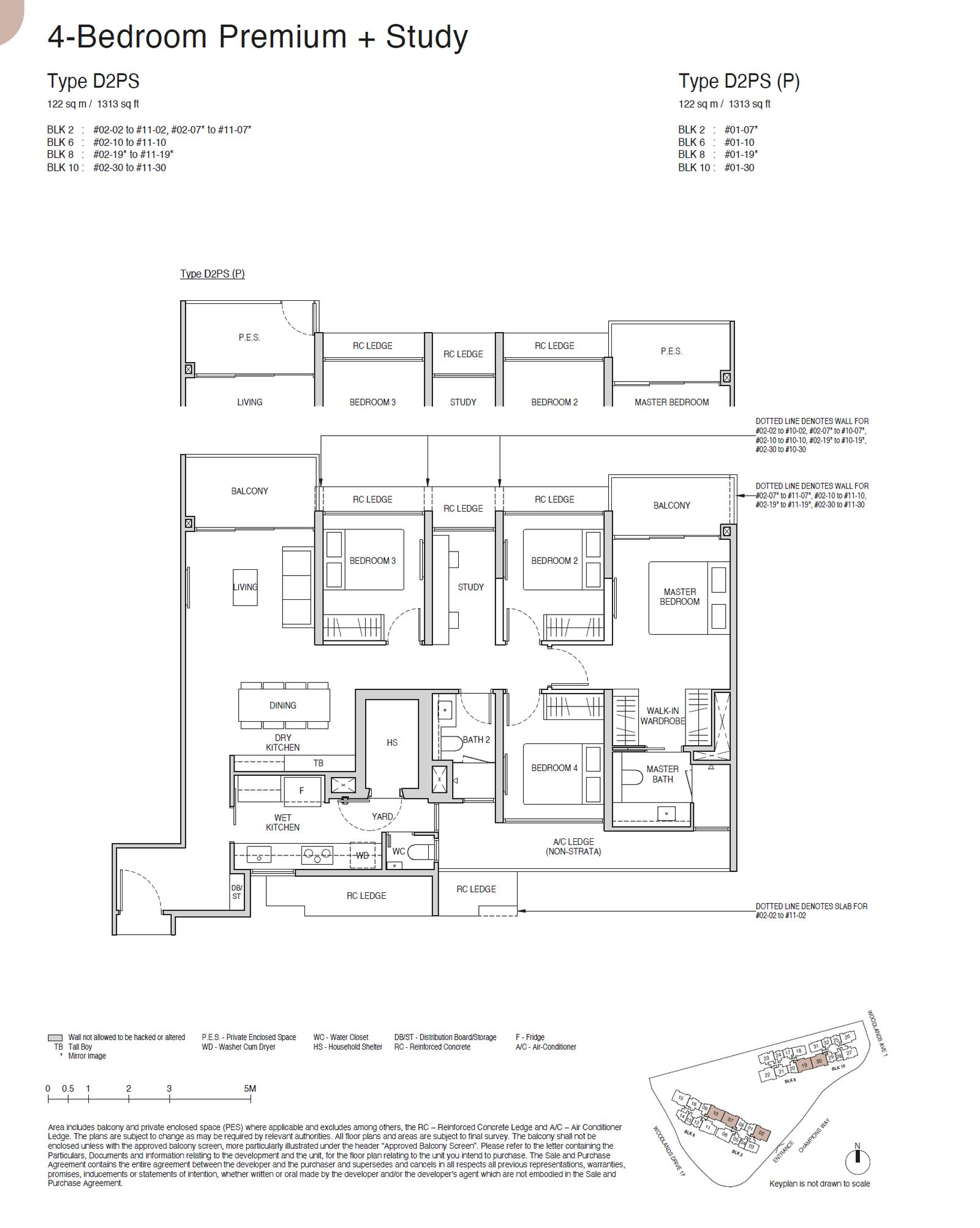 Norwood Grand floor plan D2PS — 4 BEDROOM PREMIUM + STUDY