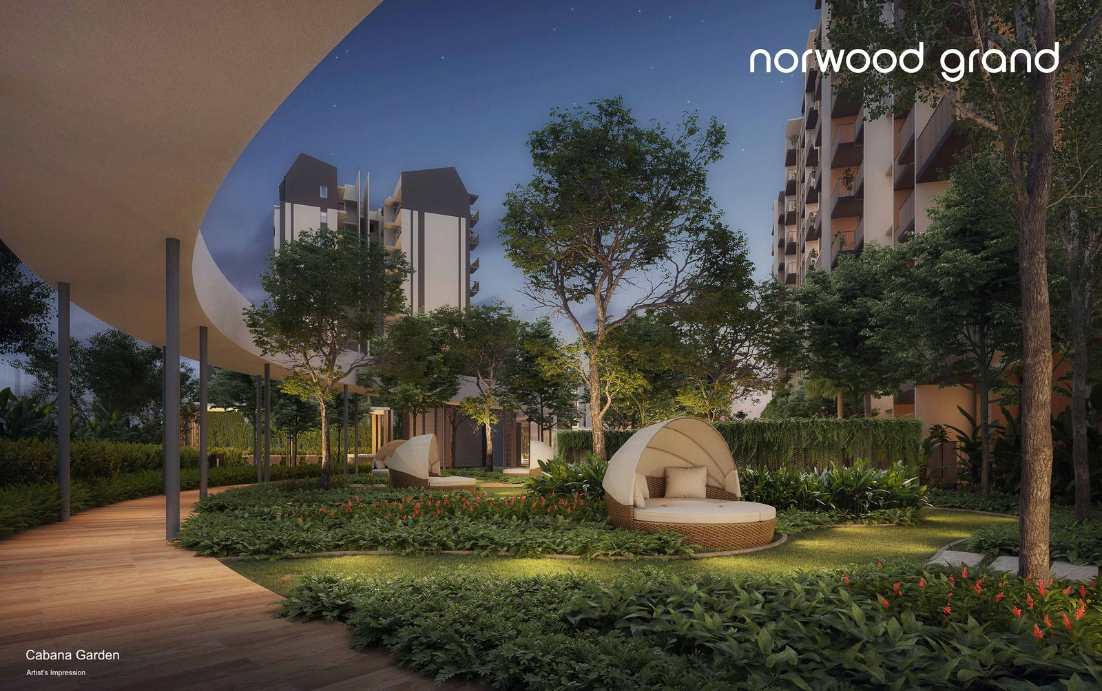 Norwood Grand_ Cabana Garden