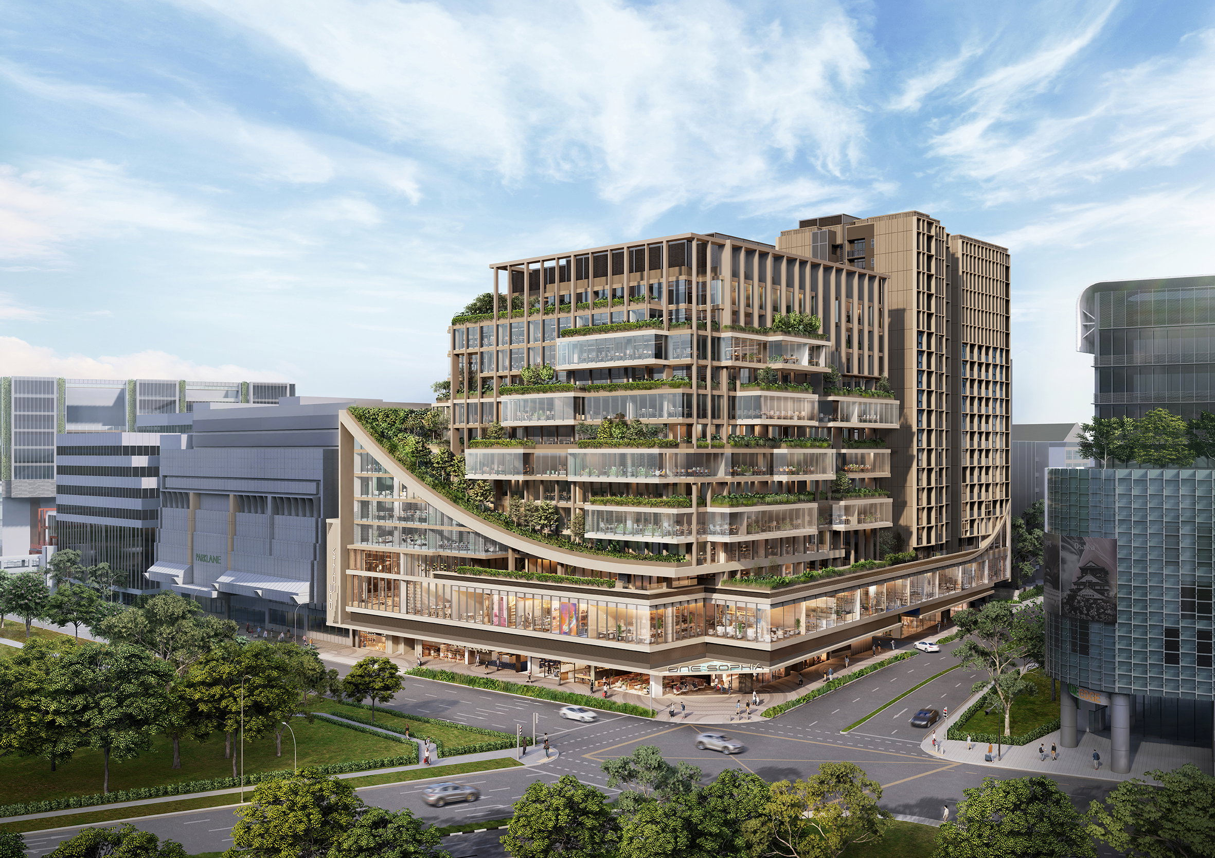 One Sophia business property project in Singapore
