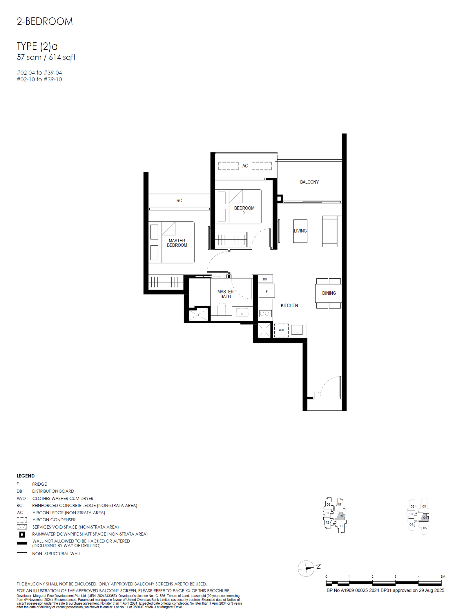 Penrith floor plan (2)a — 2 Bedroom
